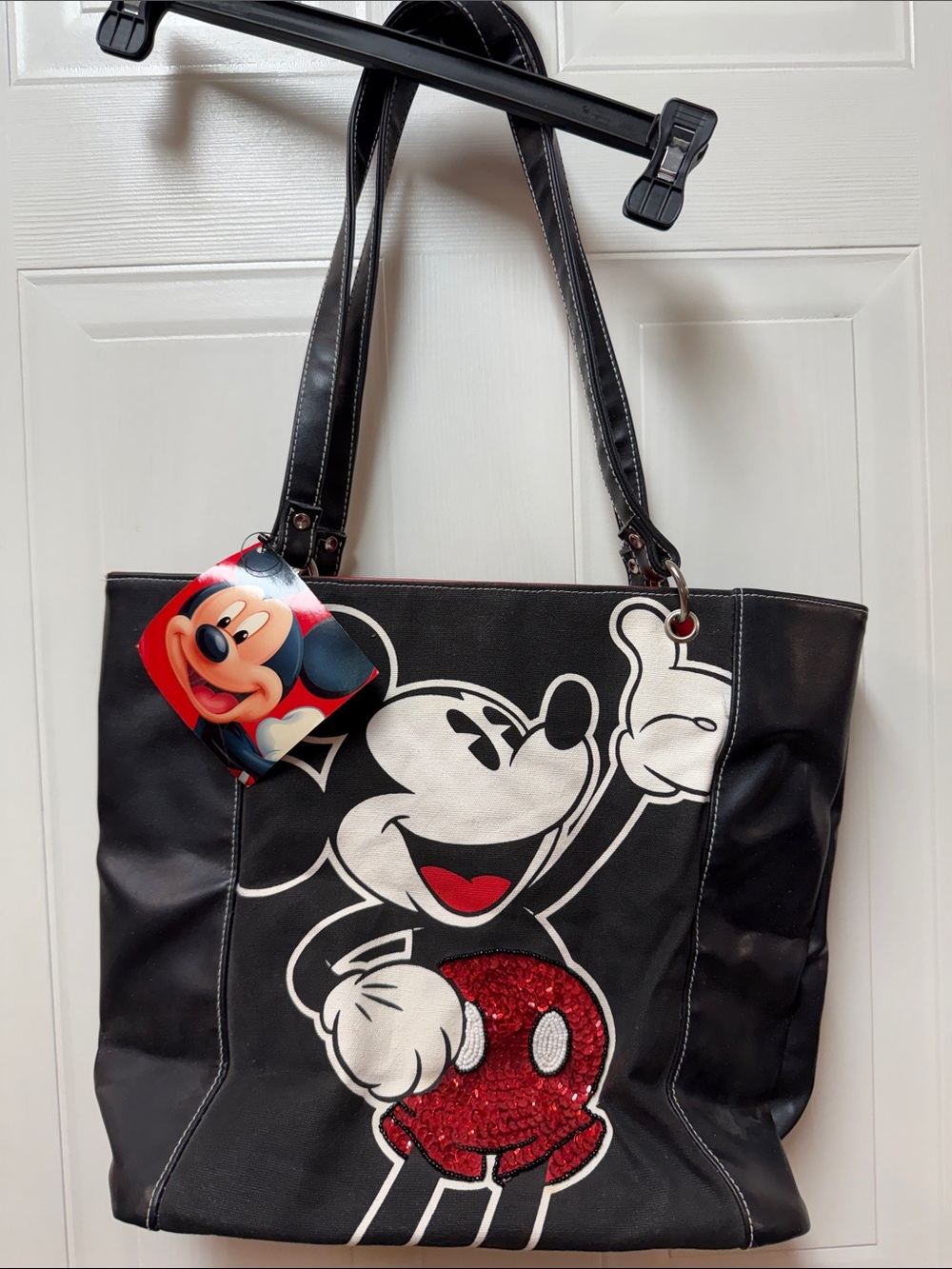 Disney Mickey Mouse Sequin Shorts Tote Bag – NWT